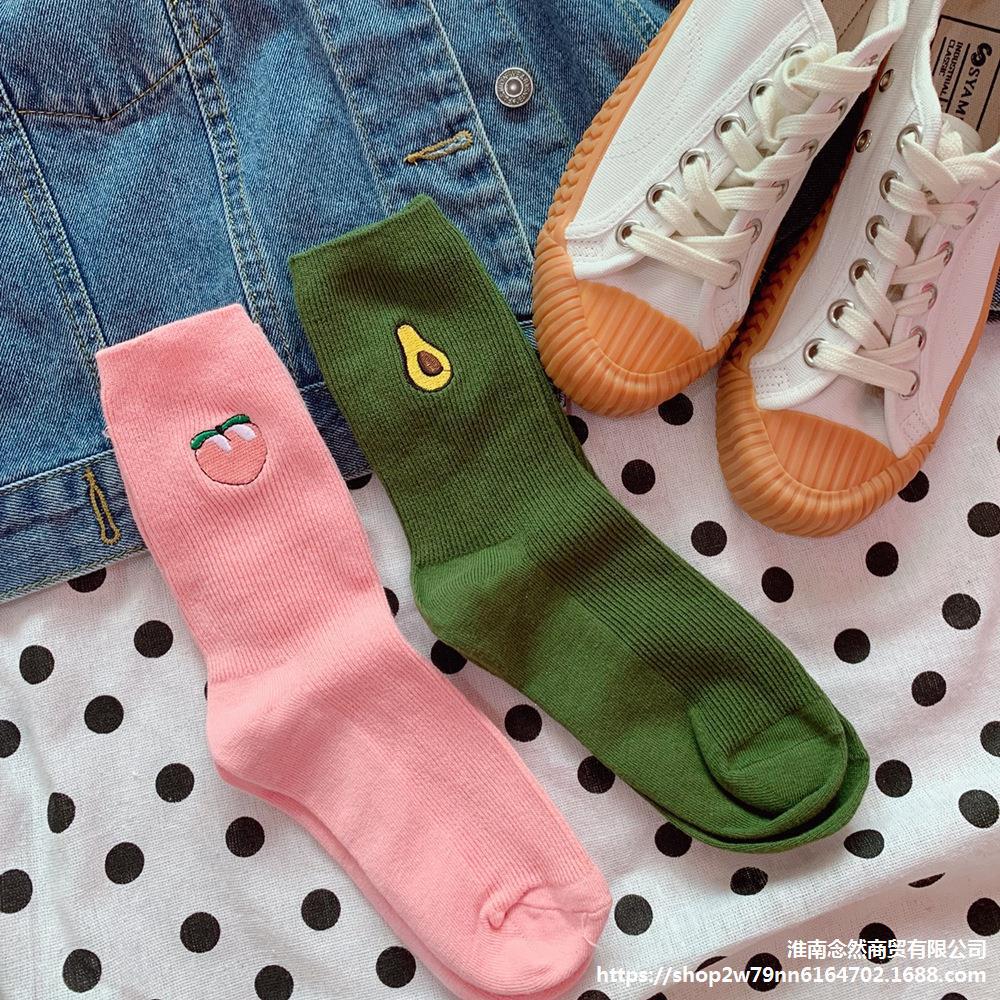 Title 4, Chaussettes en coton couleur bonbon de style un...