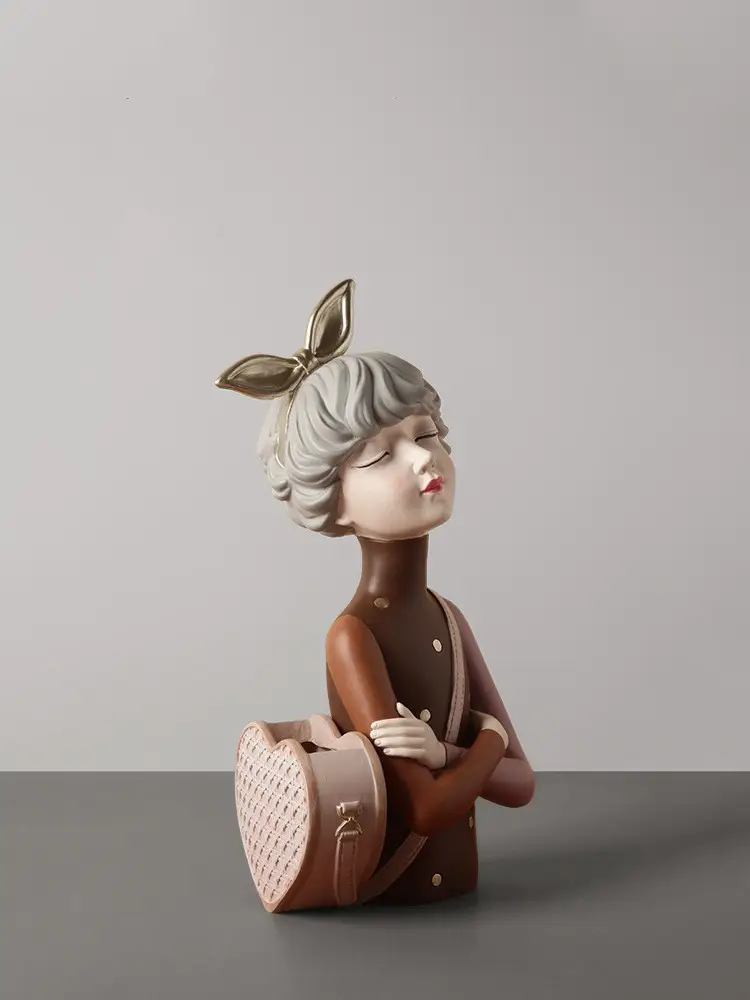 Lovely Bow Girl Decorates Bedroom Ornaments