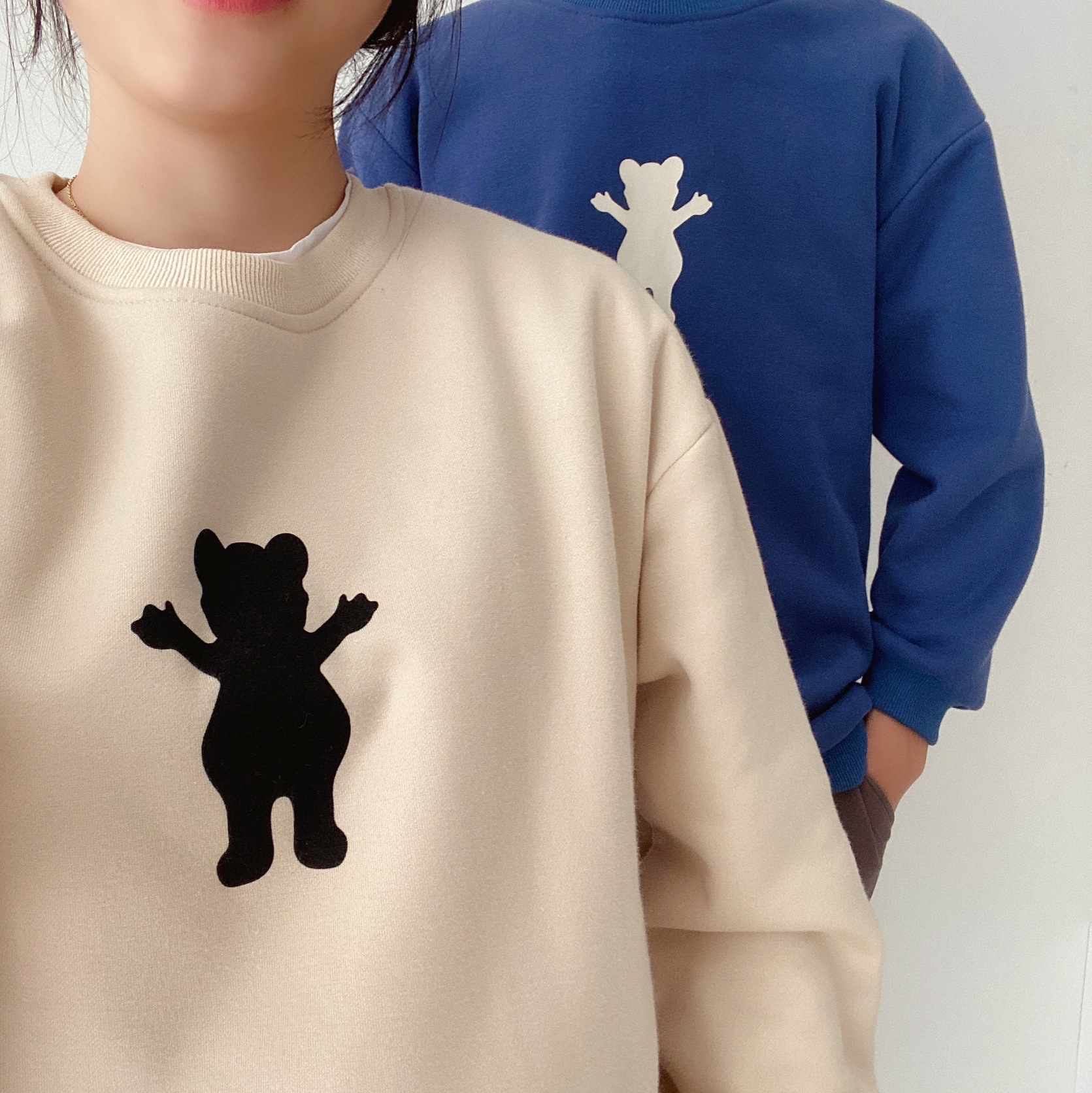 Title 4, Family Look Colors Cartoon Bear Thicken Warm Lo...