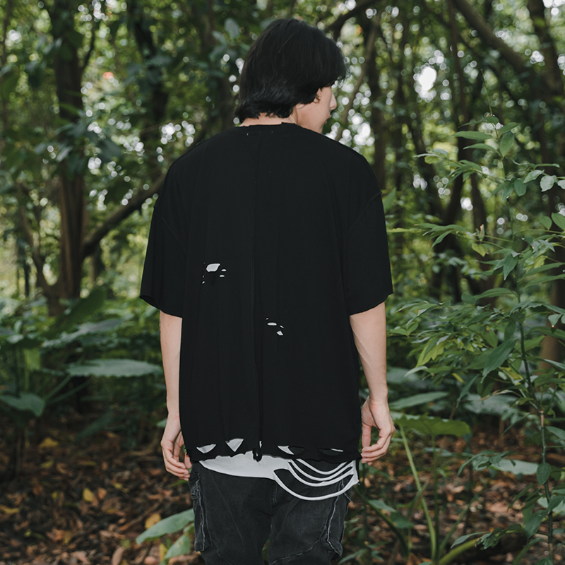 Men's And Women's Summer Cats Must Be Loose Mouth Burrs Anti-Turning TEE 