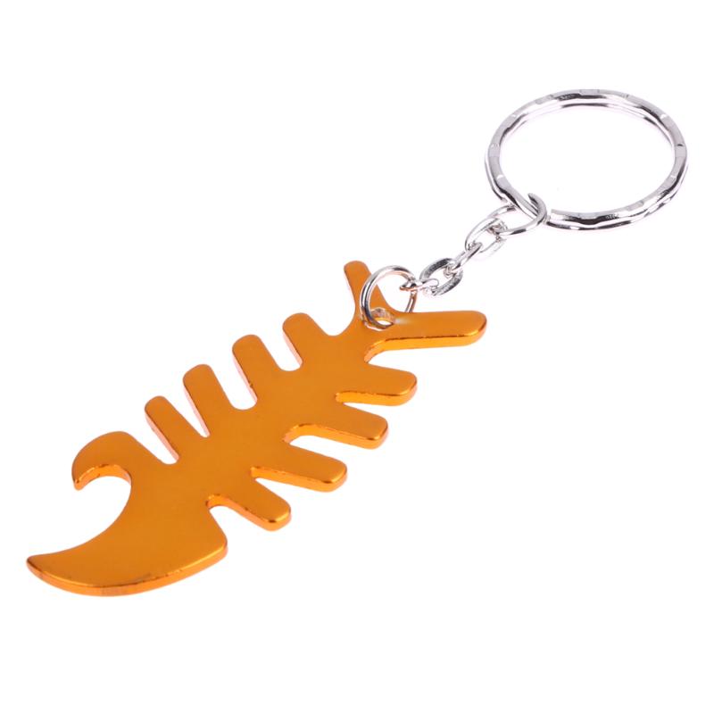 Title 5, Fish Bone Beer Bottle Opener Keychain Multi-Fun...