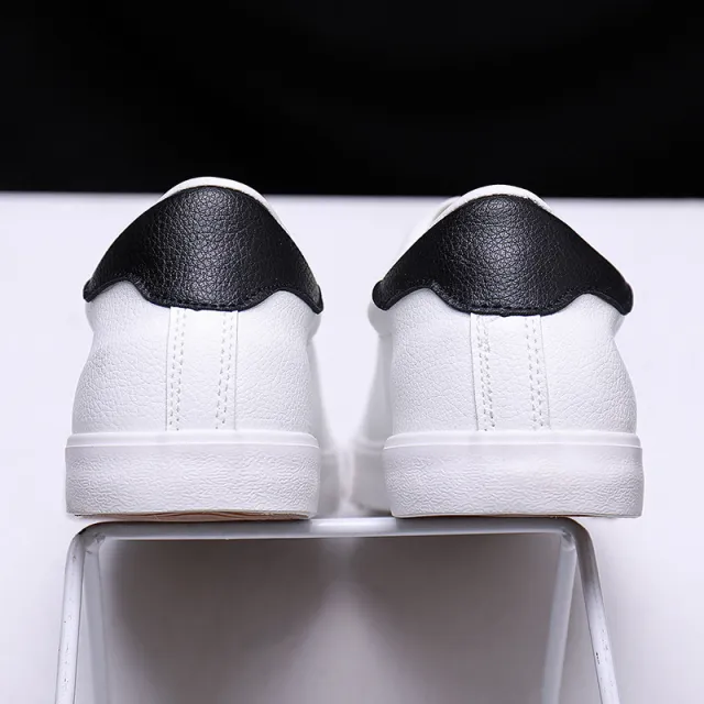 Spring Shoes Men Sneakers Casual Soft Leather Men Shoes Brand Fashion Male White Shoes Black - Shop at LoveMi