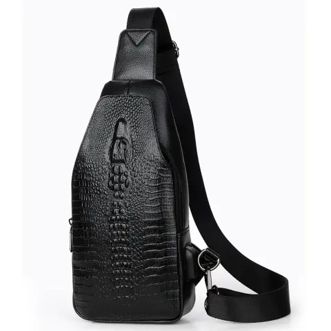 Men's New Pattern Chest Bag Shoulder Bag Fashion Trend