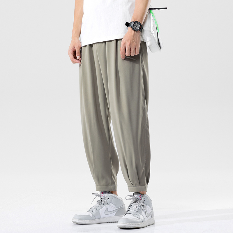 Title 4, Rechte, losse, casual gedrapeerde pantalon