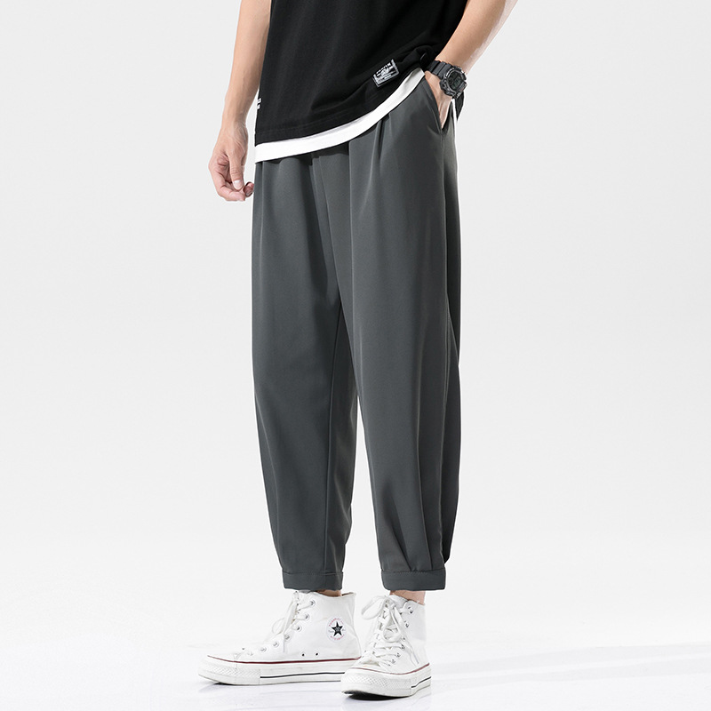 Title 2, Rechte, losse, casual gedrapeerde pantalon