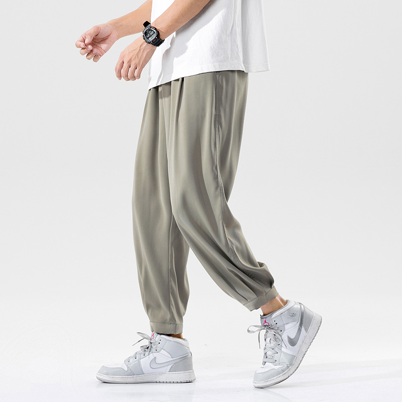 Title 7, Rechte, losse, casual gedrapeerde pantalon