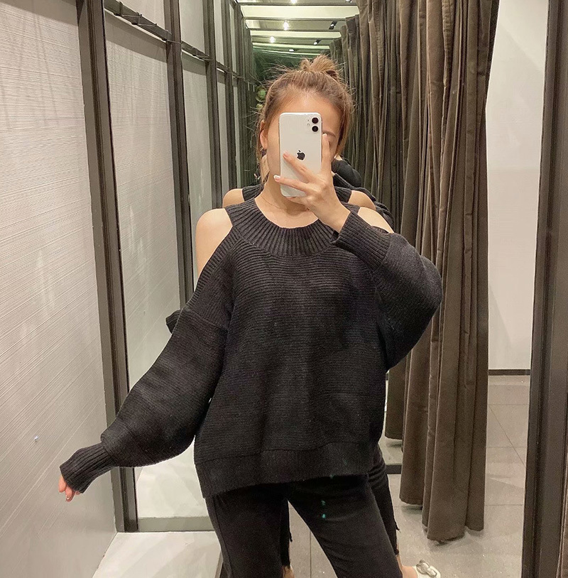 New Women's Pullover Loose Off Shoulder Sweater
