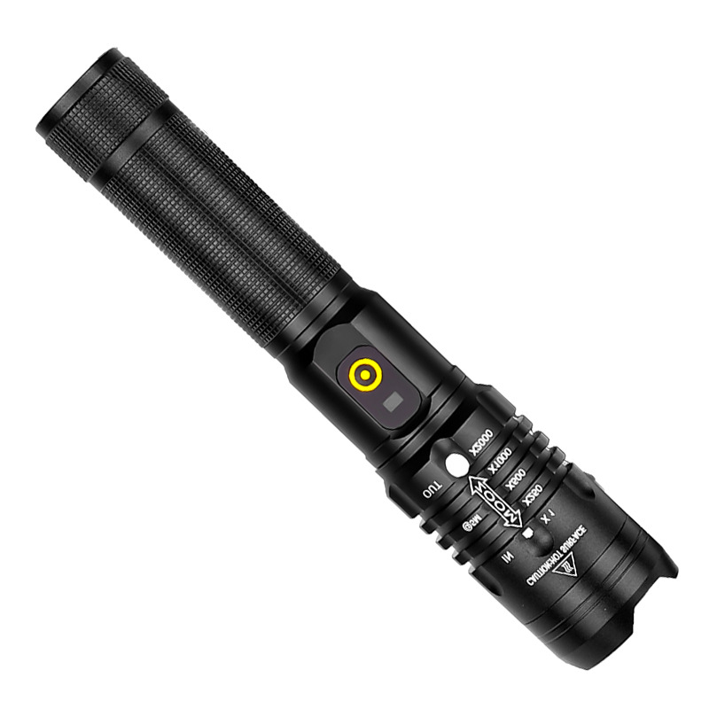 Super Bright Flashlight Zoomable USB Rechargeable Electric Torch 5 Modes Torch Outdoor Fishing Waterproof — foto 5