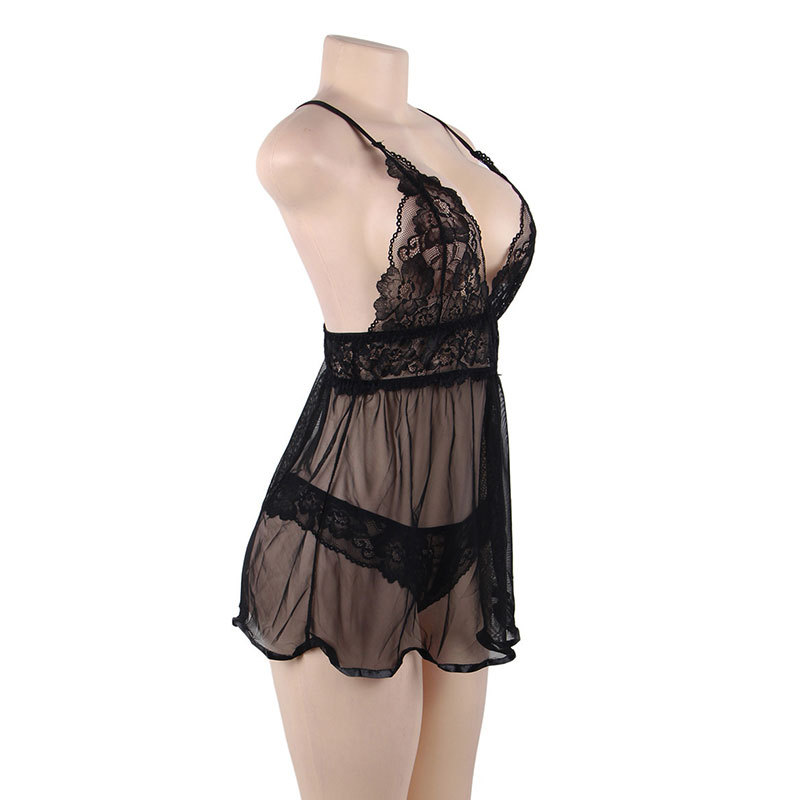 Lace nightdress with matching panty final view