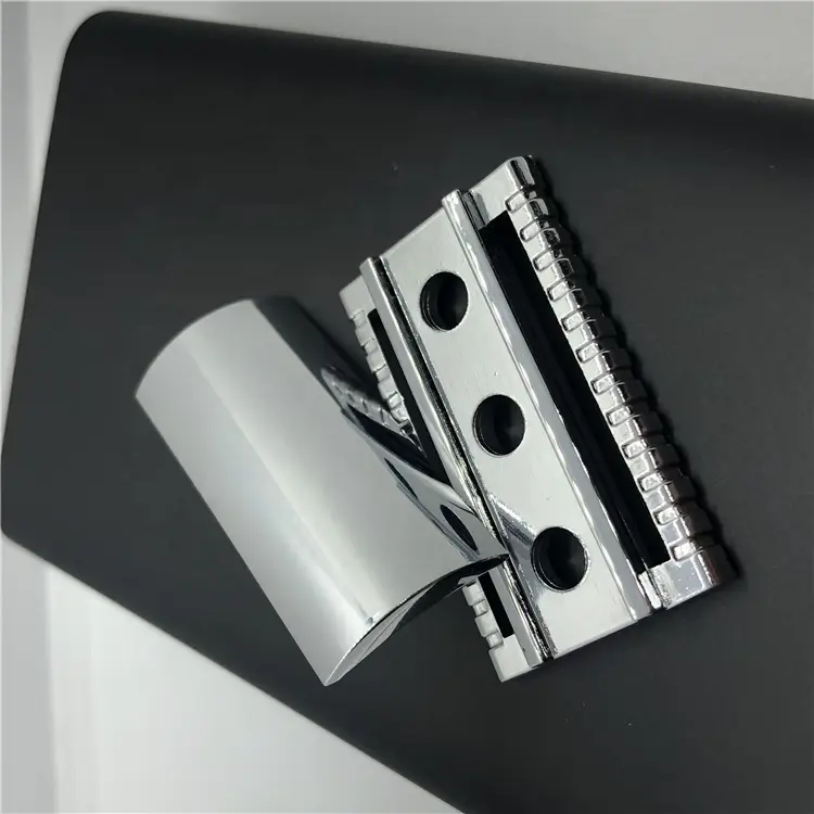 Factory Direct Sale Manual Black Resin Handle Men's Manual Shavers