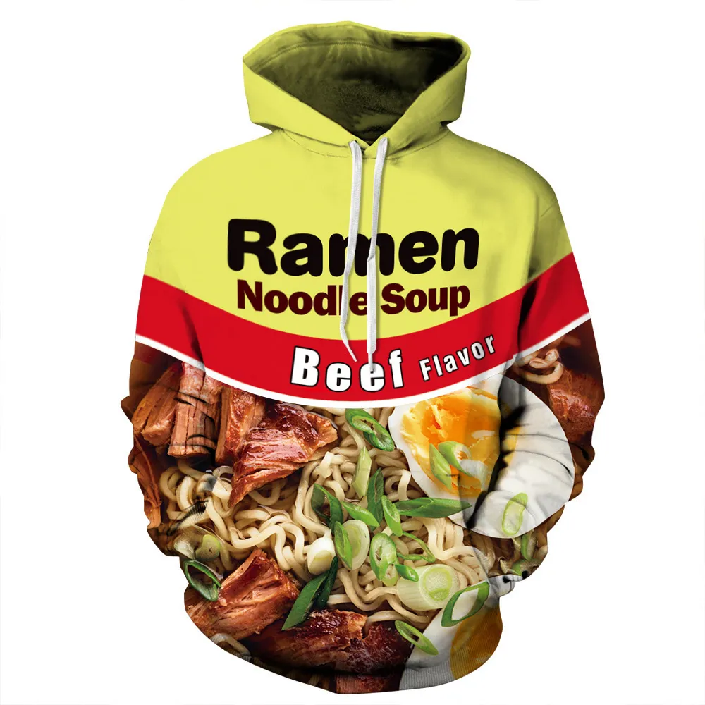 Fun 3D Sweater Digital Printing Chicken Beef Chocolate - A2-4Xl
