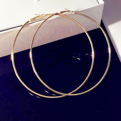 South Korea exaggerated European and American large circle earrings