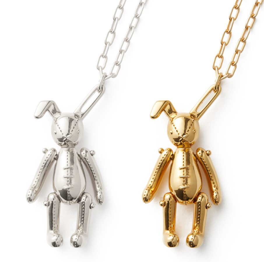 AMBUSH 925 Sterling Silver Rabbit Necklace