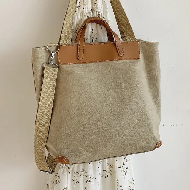 Fashion Large Capacity One Shoulder Canvas Handbag G - Shop at LoveMi