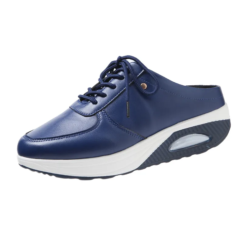 Comfortable Casual Breathable Spring And Autumn Trend Fashion Women's Shoes - Blue
