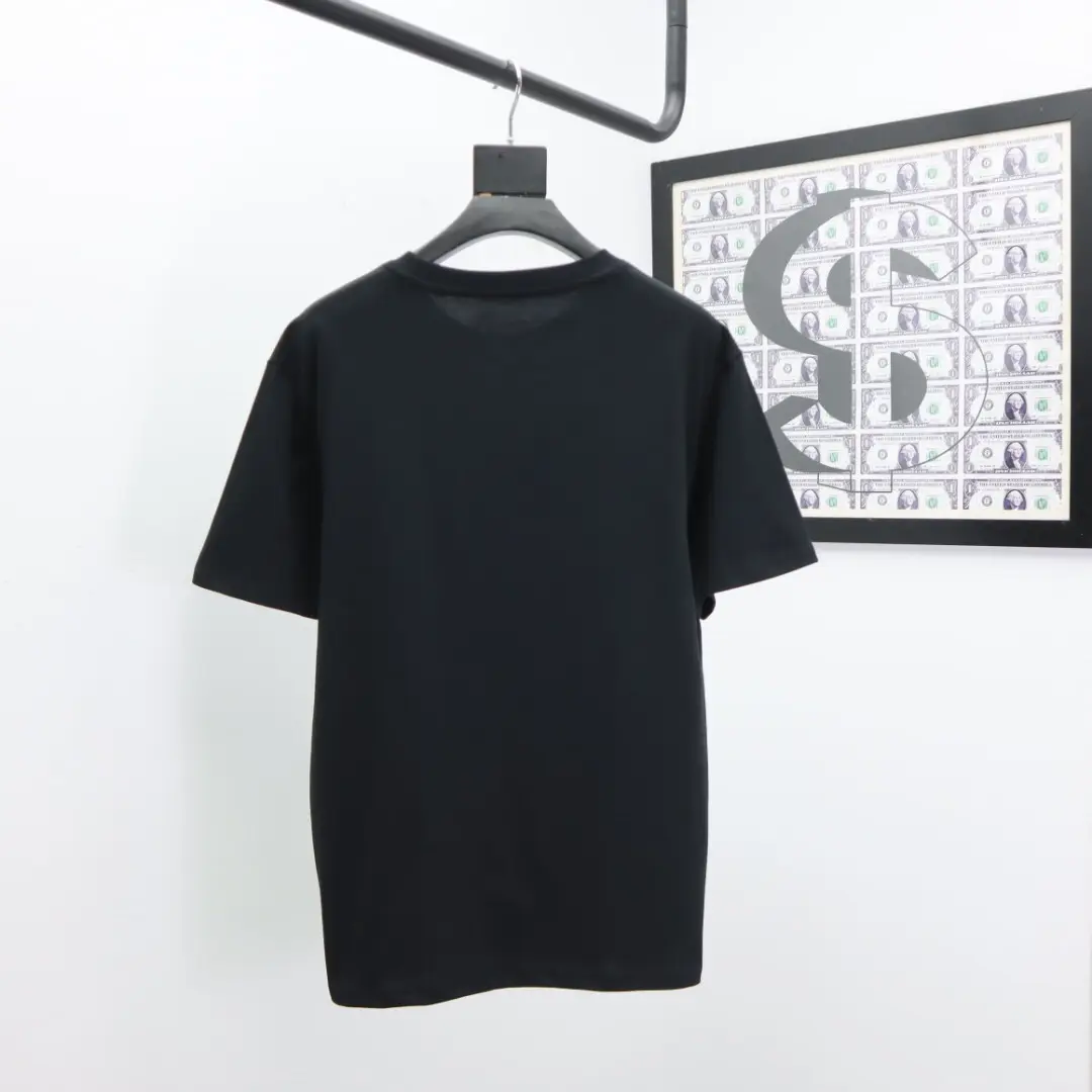 CShort-Sleeved Classic Letter Printed T-Shirt Men And Women Pure Cotton Round Neck Half Sleeve Tide