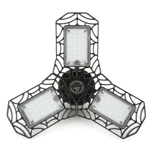 360 Degrees 40W 60W Triple Garage Light Glow Deformable Light Indoor Garage Light Premium 6000 Lumens LED Light