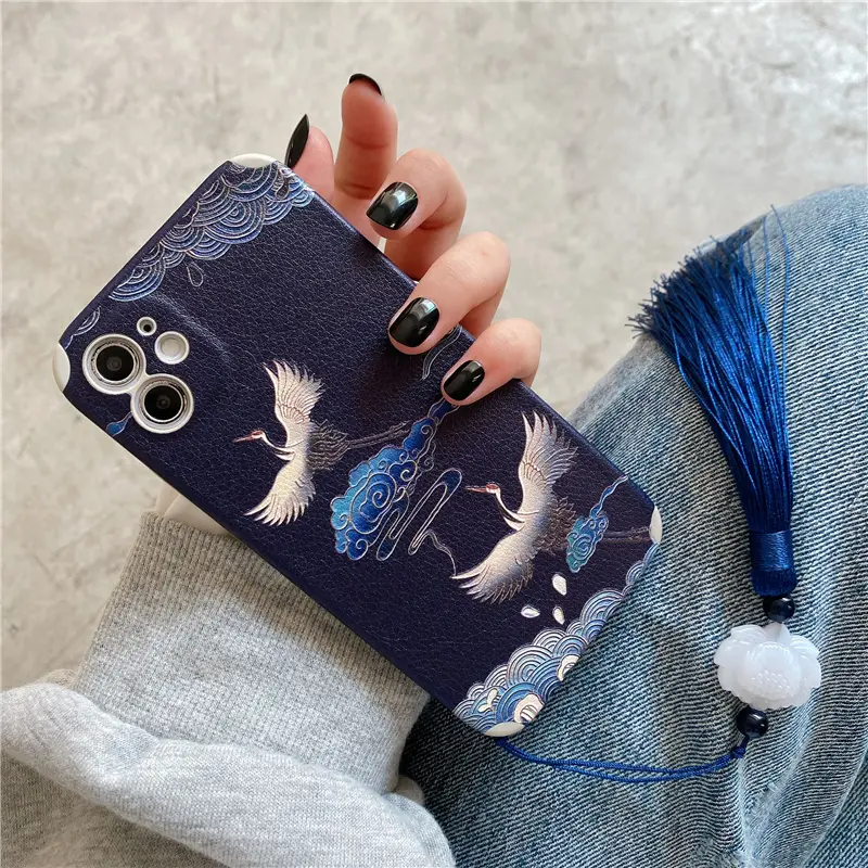 Chinese Style Anti-Drop Silicone Phone Case