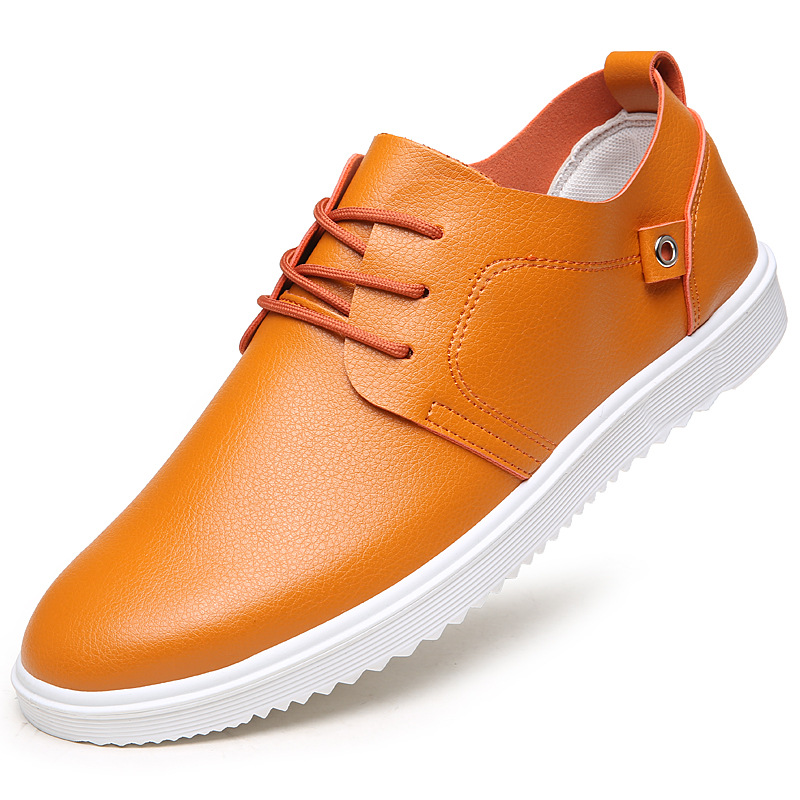 Title 5, Ademende leren casual schoenen voor heren, pass...