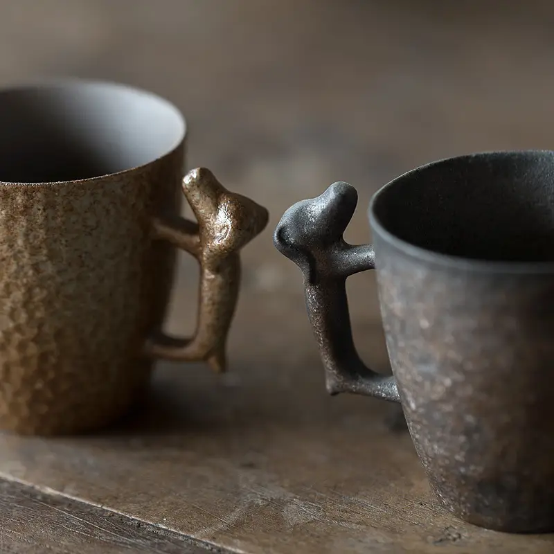Kiln Changing Teacup Tianmu Kung Fu Tea Set