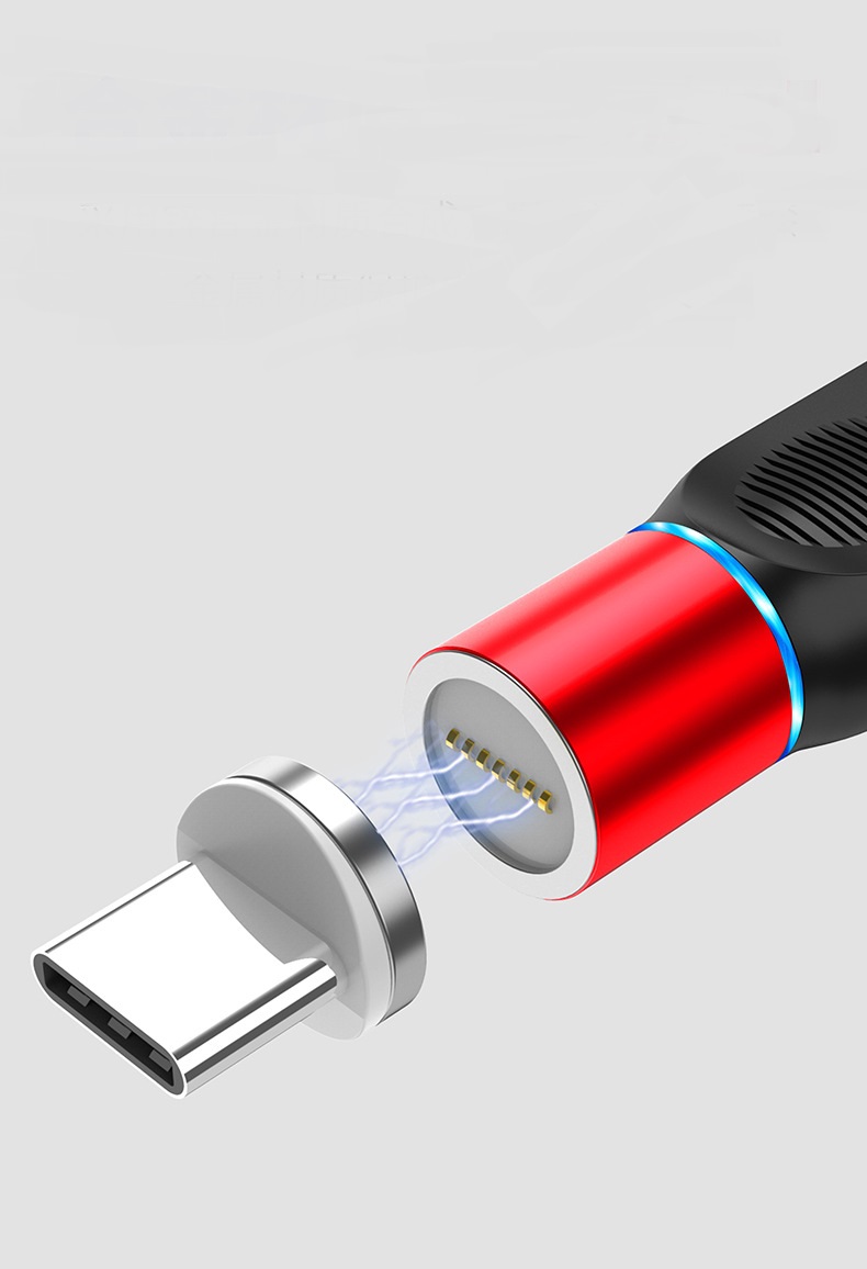Three-in-one 3A Fast Charging TYPE-C Data Magnetic Adapter - Image 9