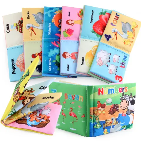Cloth Books Soft Baby Sound Early Learning Educational Toys