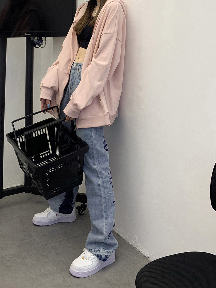 High Waist Hot Girl Jeans Female Design