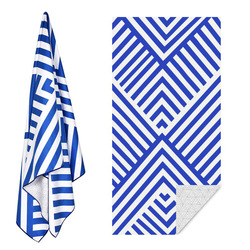Double-Sided Microfiber Beach Towel