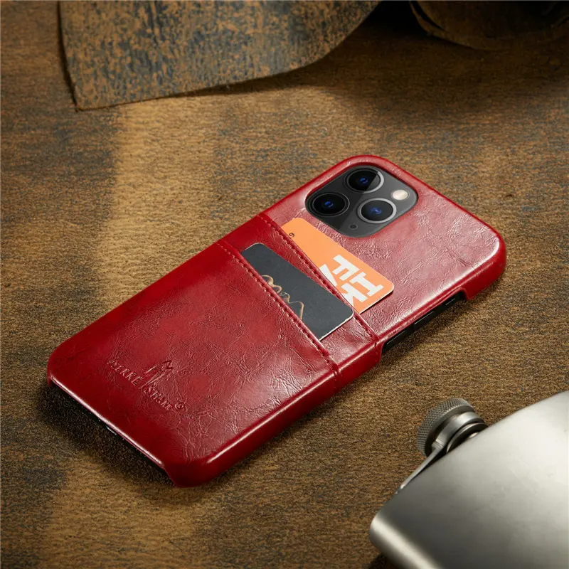 Compatible with Apple, Leather Phone Case Insertable