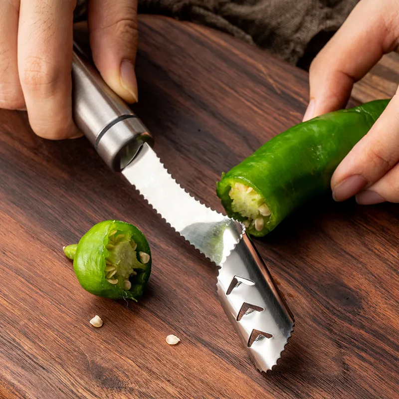Green Pepper Nucleation Seed Picker Household Kitchen Supplies Core Remover Kitchen Tools – image 4