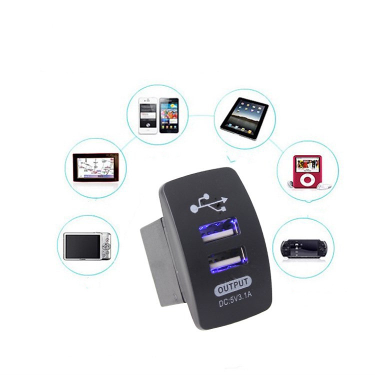 3.1Ausb Car Charger Universal Type For Cars And Motorcycles — foto 5