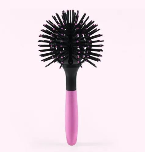 High Temperature Resistant 3D Ball Comb For Air Styling Hairdressing Tools Pink - Shop at LoveMi