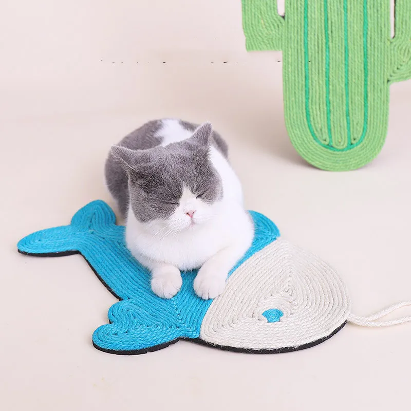 Cactus Cat Scratch Pad Sisal Mat Wear-Resistant And Non-Dandruff Protection Sofa Anti-Cat Scratch