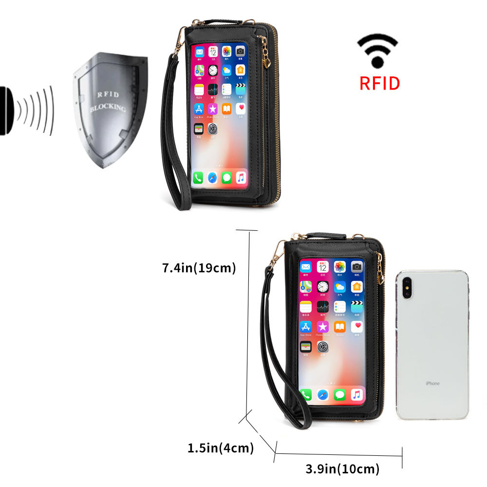 Title 4, Portafoglio multifunzione RFID coreano in PU da...