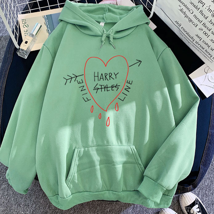 Title 13, Candy Color Sweatshirt Black Harry Styles Print...