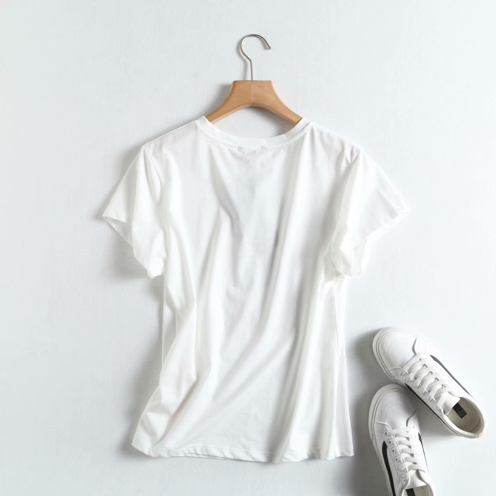 Fashion Pattern Design Printed Short-Sleeved All-Match T-Shirt