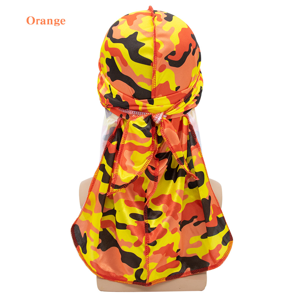 Title 1, Camouflage Print Long Tail Hair Care Baotou Pir...