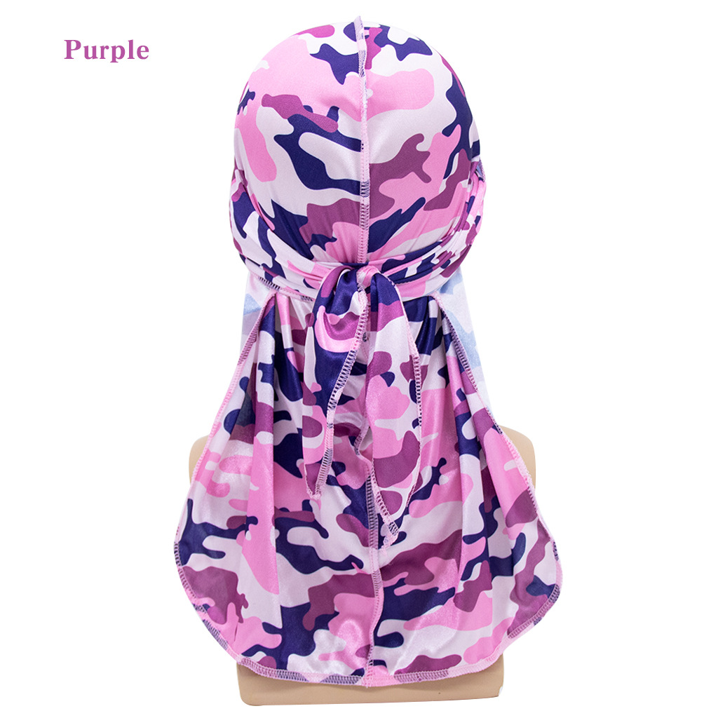 Title 3, Camouflage Print Long Tail Hair Care Baotou Pir...