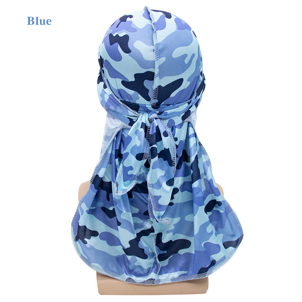 Title 2, Camouflage Print Long Tail Hair Care Baotou Pir...