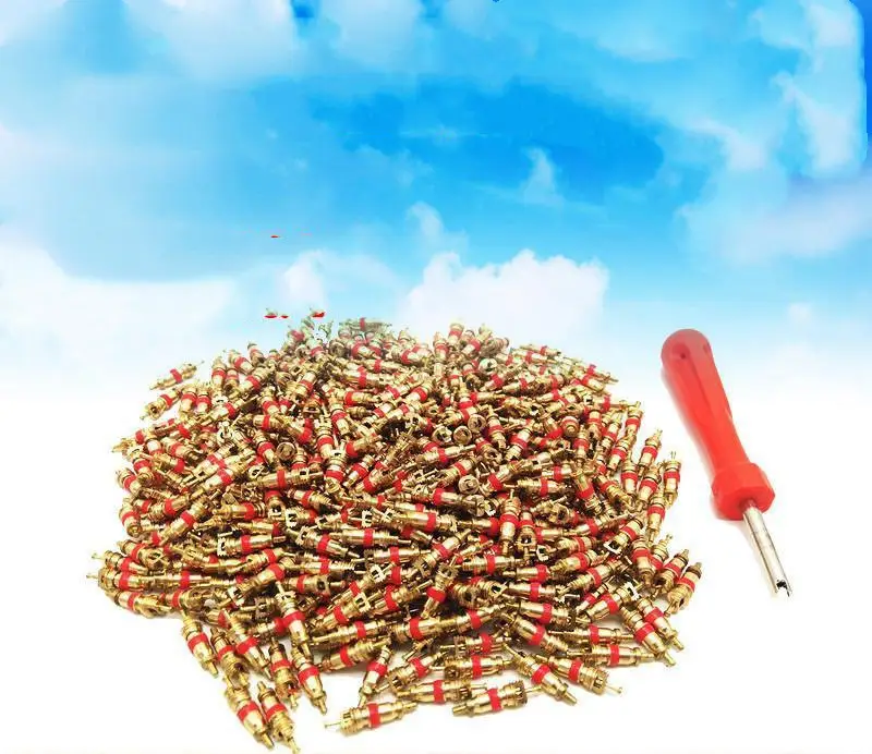 Vacuum Tire Valve Tire Key Air Core Pure Copper Universal Wrench Pin
