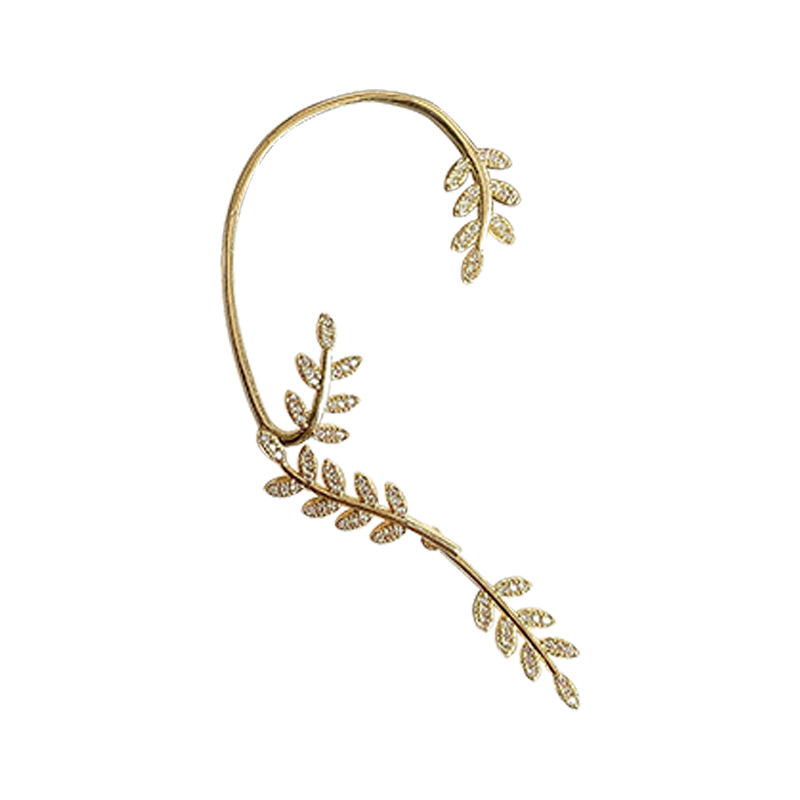 925 Silver Needle Korean Super Fairy Character Leaf