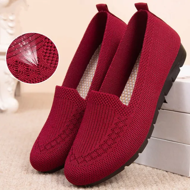 Breathable Non slip Women's Net Shoes Pumps Red - Shop at LoveMi