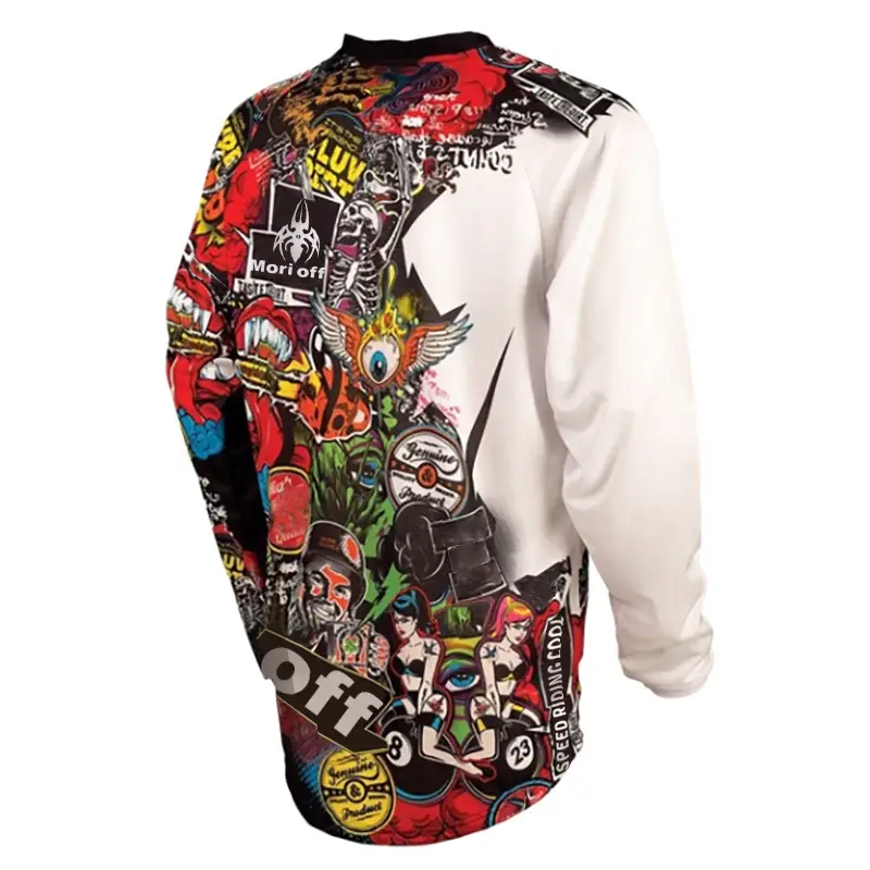 Quick Surrender, Long-Sleeved Sunscreen, Breathable And Quick-Drying T-Shirt, Racing Suit