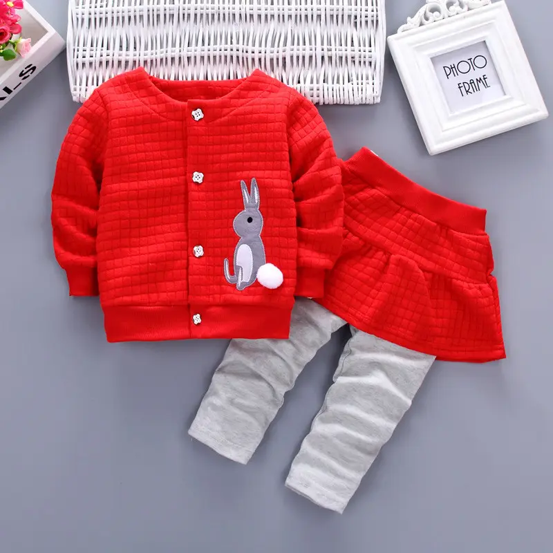 Girls' Spring Clothes for Infants and Toddlers' Cotton Suits