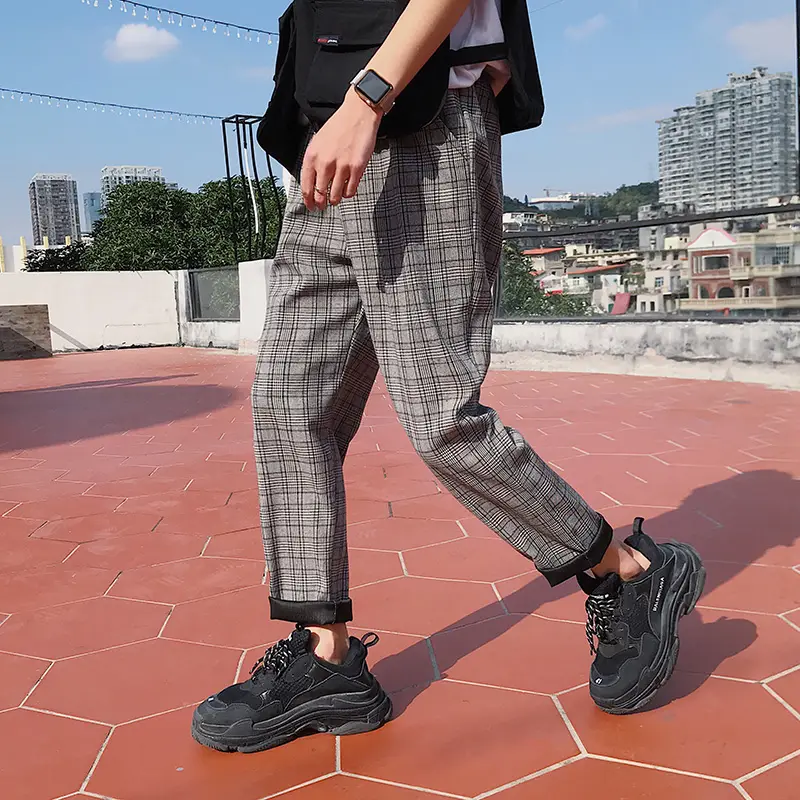 Loose Casual All-match Fat Korean Trend Plus Fat Plus Size Casual Pants Men