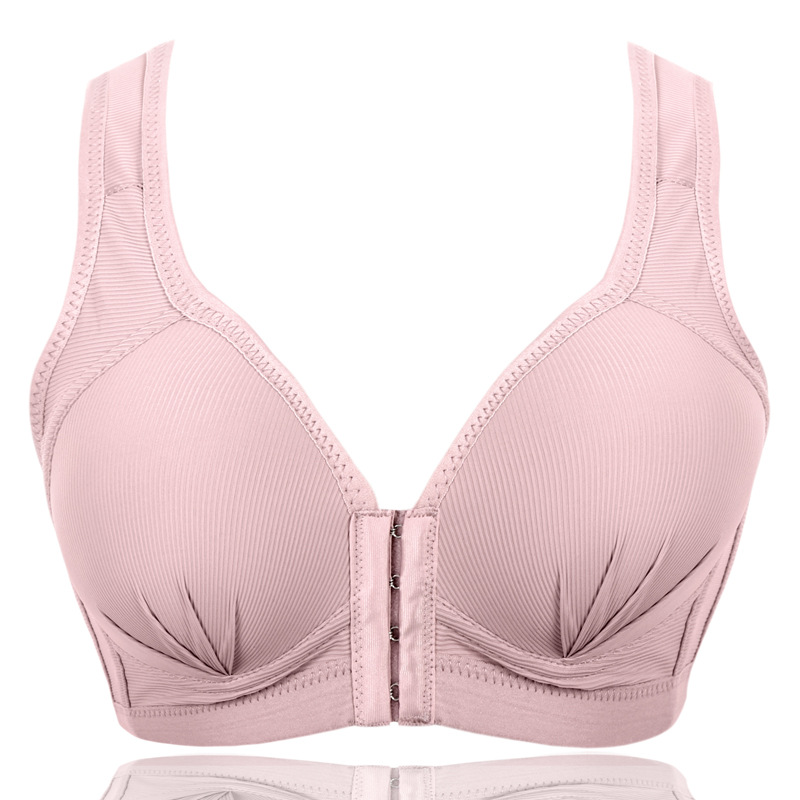 Title 7, Large Size Thin Cotton Bra Without Steel Ring F...