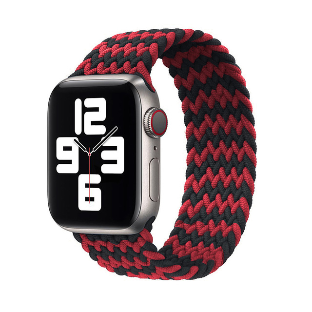 Watch Stretch Woven Nylon Single Loop Strap