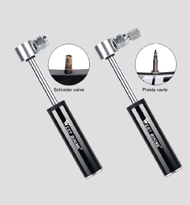 Portable Bicycle Tire Air Inflator Bike Accessories 2