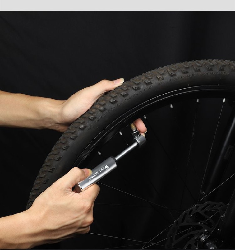 Portable Bicycle Tire Air Inflator Bike Accessories 3