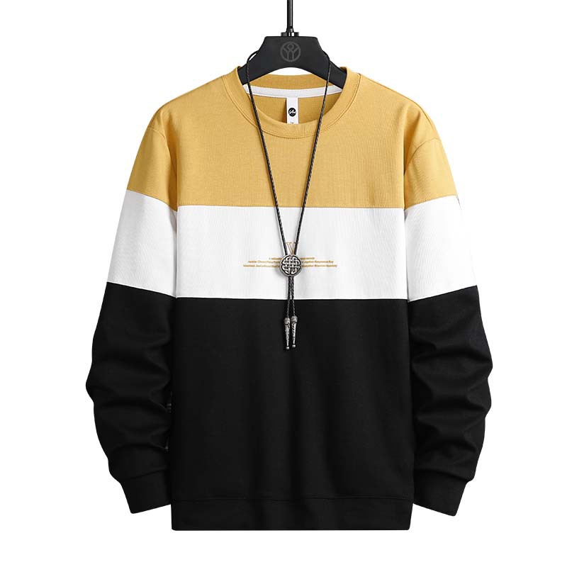 Men's Sweatshirt Loose Long Sleeve Round Neck Top
